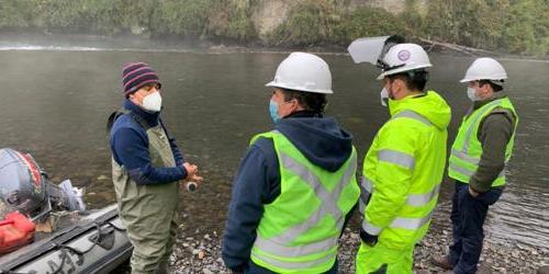 Group of people on site